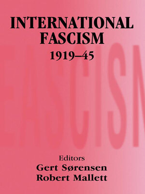cover image of International Fascism, 1919-45